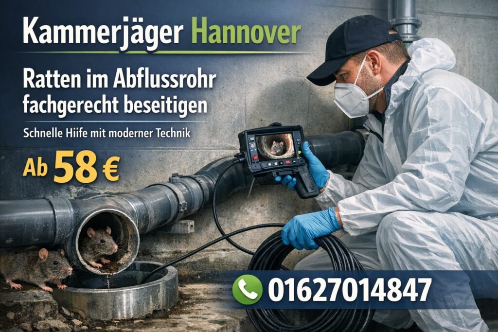 ratten im abflussrohr