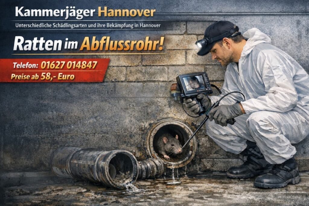 ratten im abflussrohr