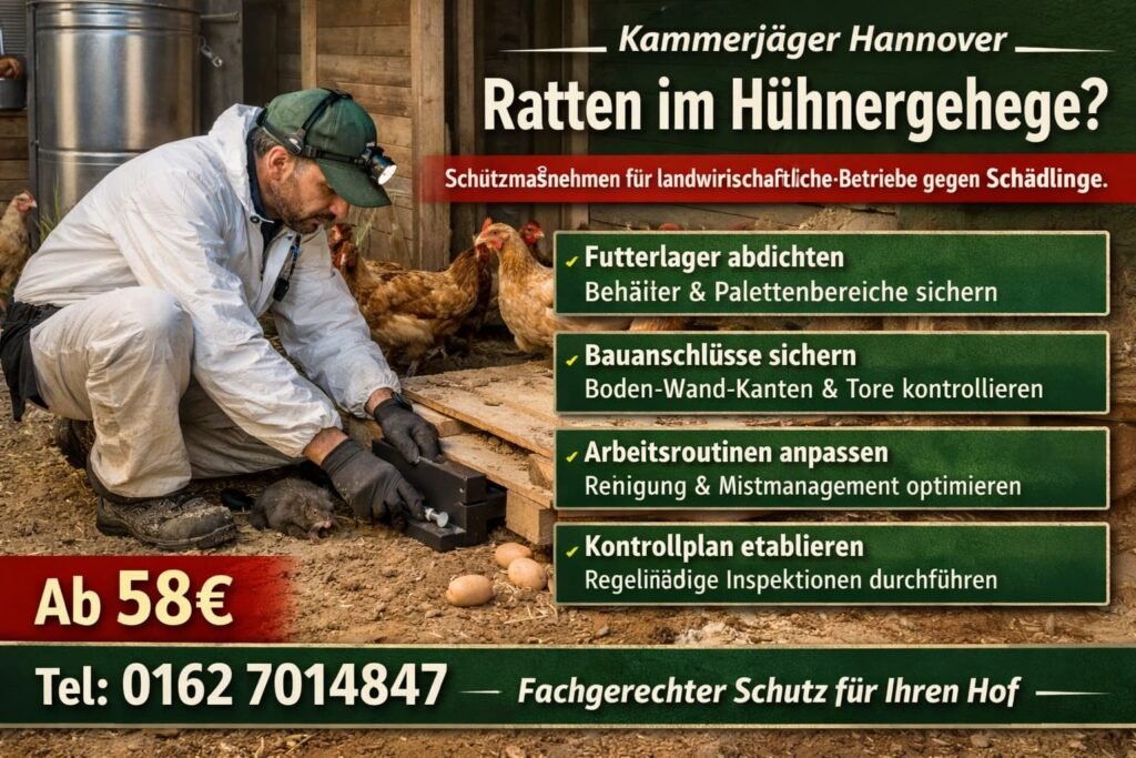 ratten im hühnergehege