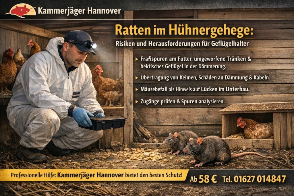 ratten im hühnergehege