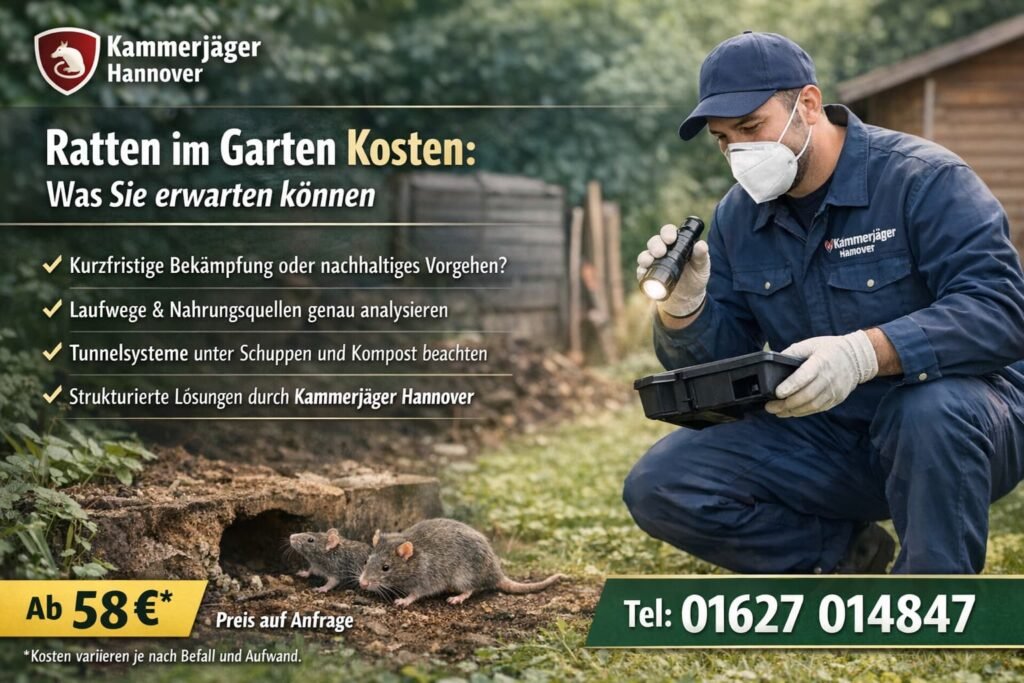 kammerjäger ratten im garten kosten