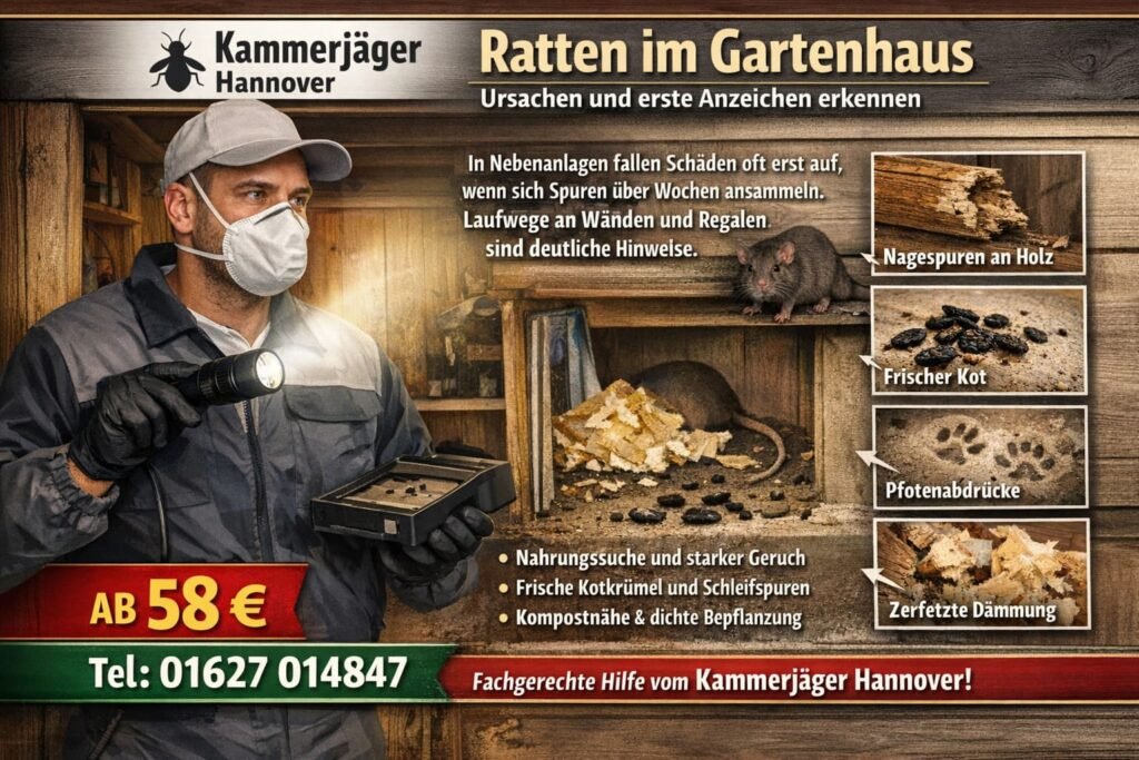 Ratten im Gartenhaus