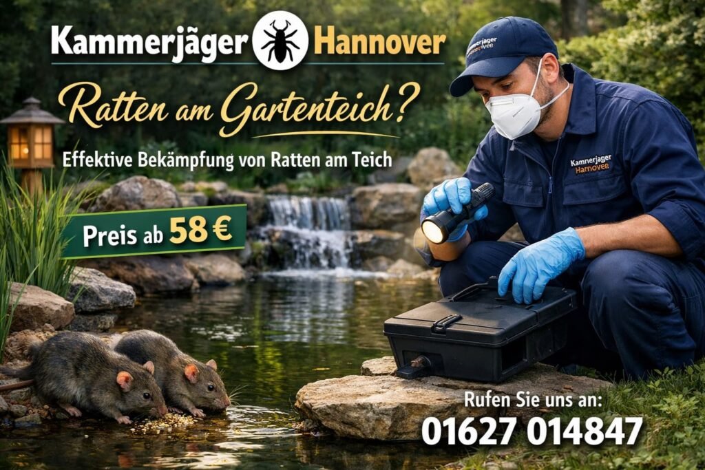 ratten am gartenteich