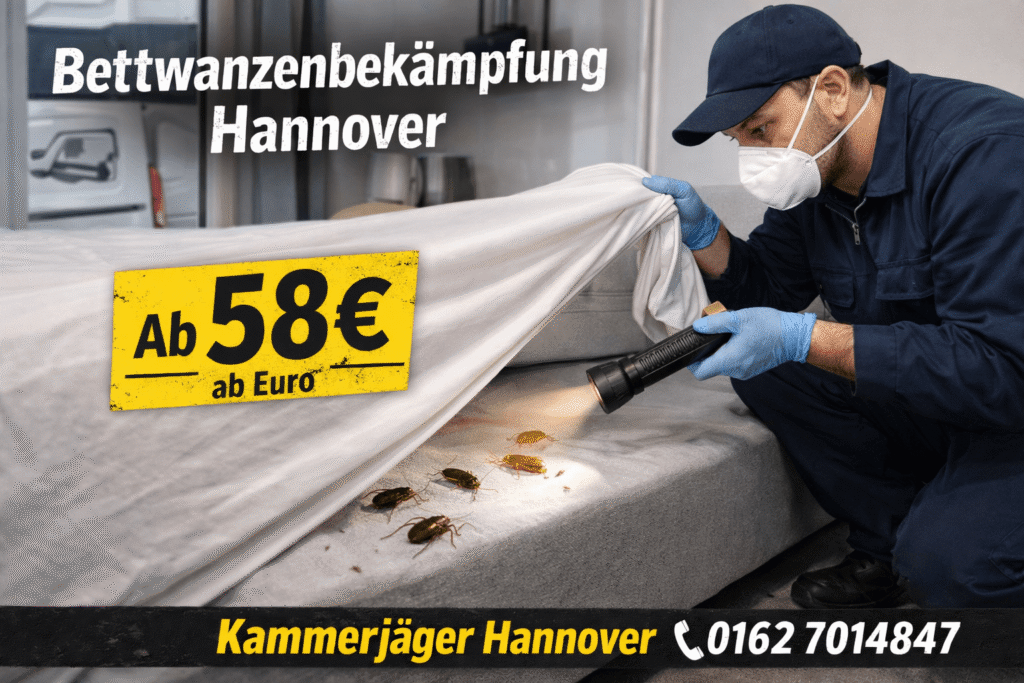 Bettwanzenbekämpfung Hannover