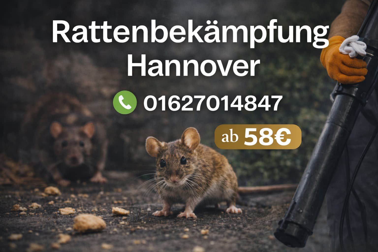 Rattenbekämpfung Hannover