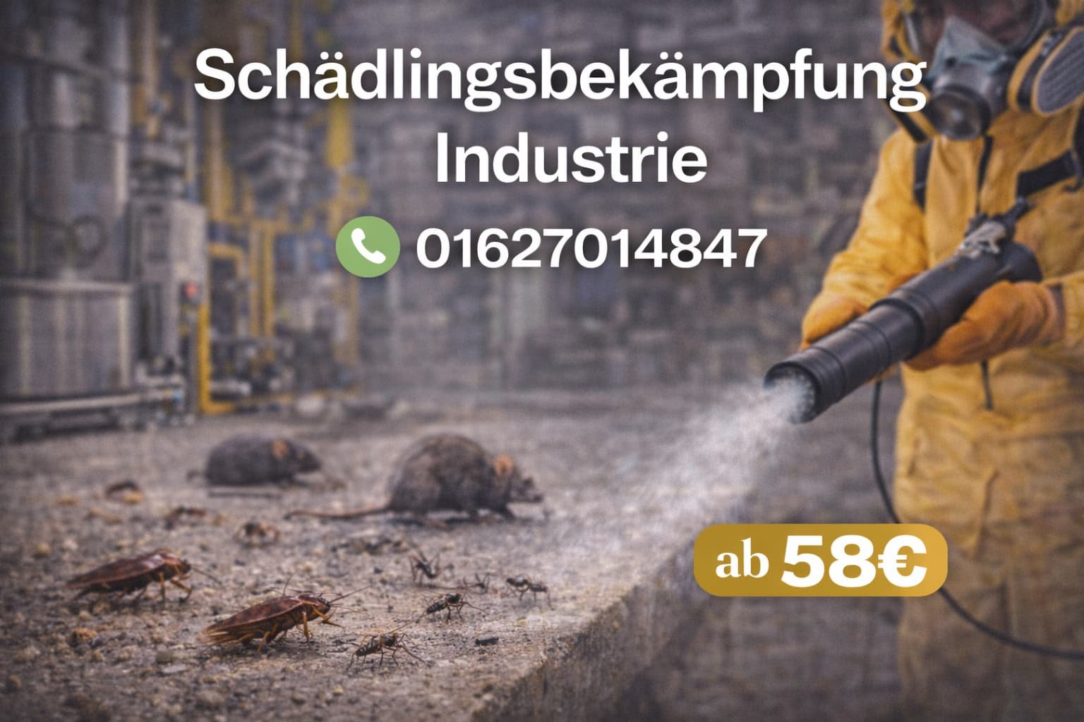 Schädlingsbekämpfung Industrie