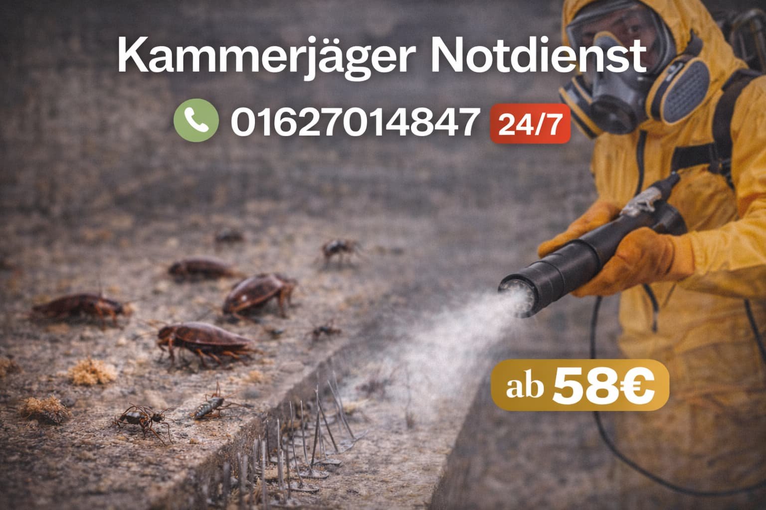 Kammerjäger Notdienst