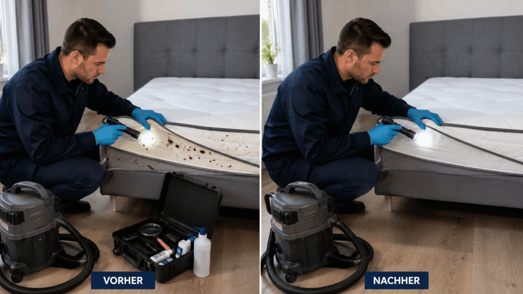 Wanzen im Bett professionell bekämpfen – schnelle Hilfe vom Kammerjäger Hannover ab 58€