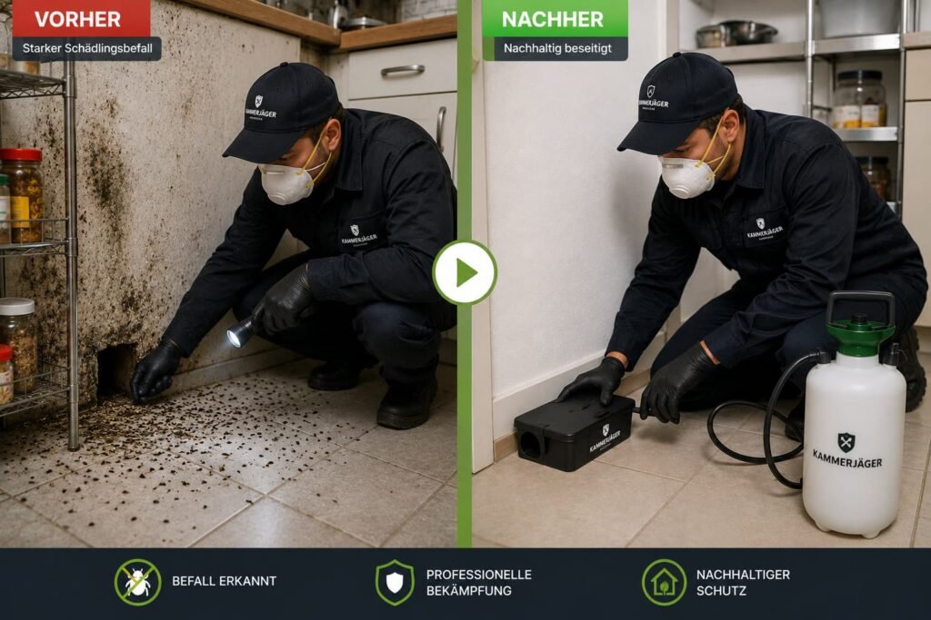 Fachgerechte Schädlingsbekämpfung mit moderner Technik