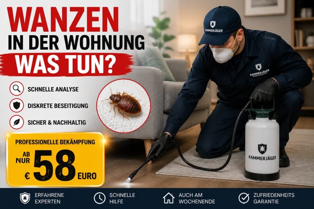 Wanzen in der Wohnung was tun