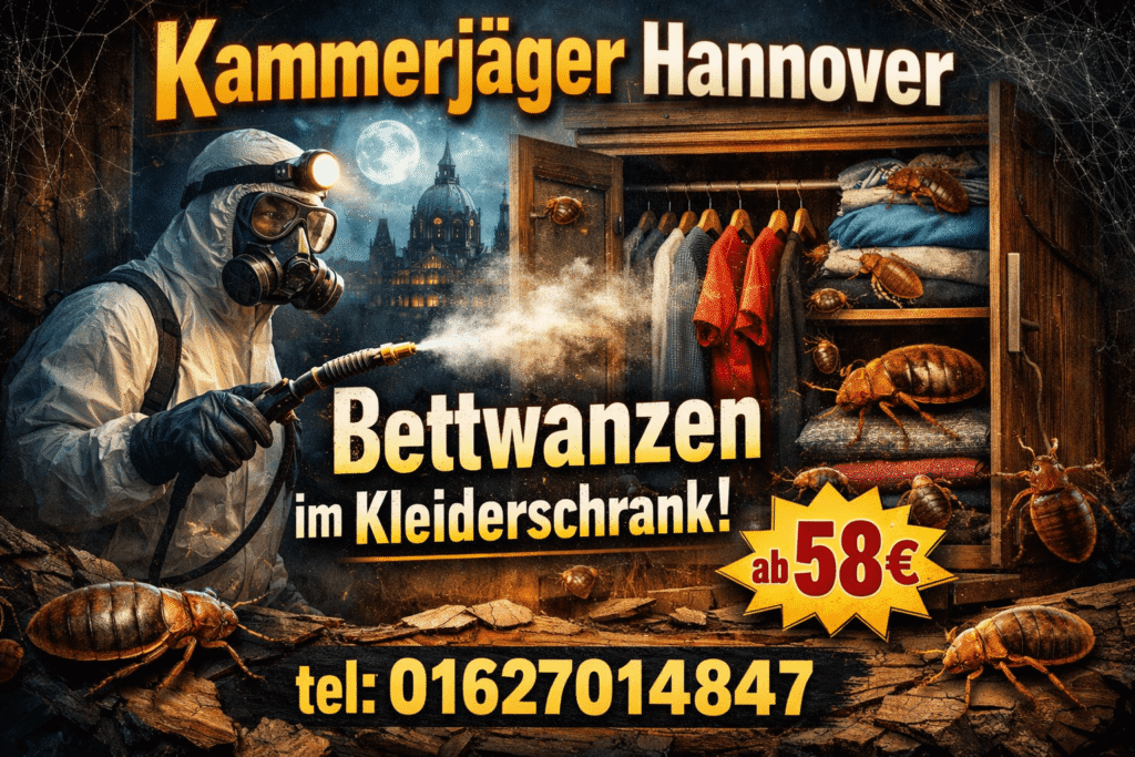 bettwanzen im kleiderschrank