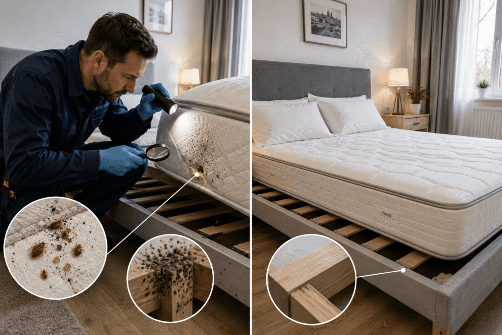 Bettläuse bekämpfen ab 58 € – professionelle Schädlingsbekämpfung in Hannover