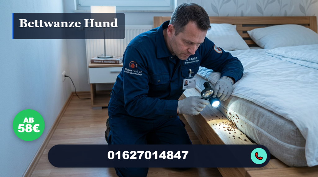 bettwanze hund