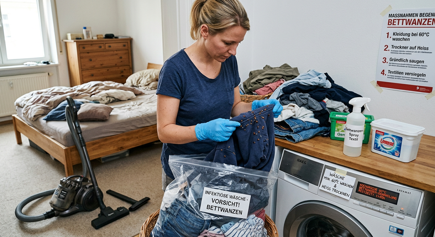 bettwanzen bekämpfen kleidung