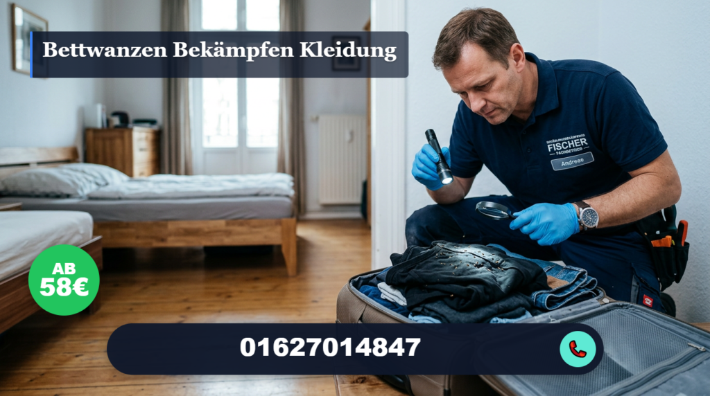 bettwanzen bekämpfen kleidung