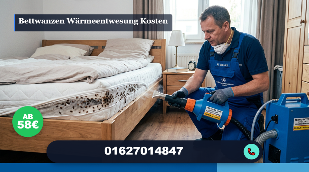 bettwanzen wärmeentwesung kosten