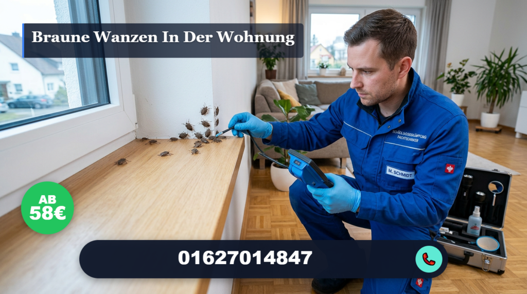 braune wanzen in der wohnung