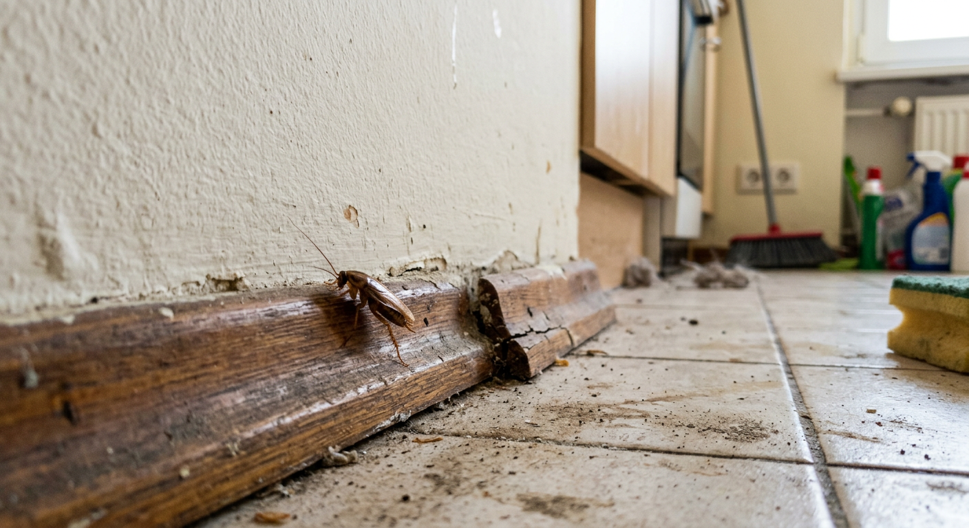 1 kakerlake in der wohnung