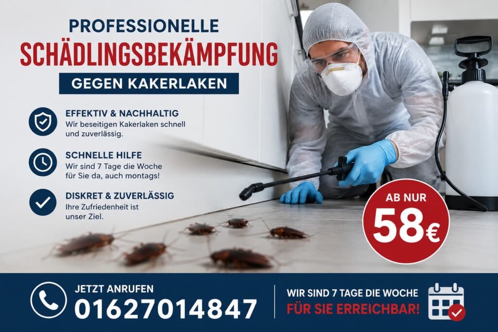 was kostet schädlingsbekämpfung kakerlaken