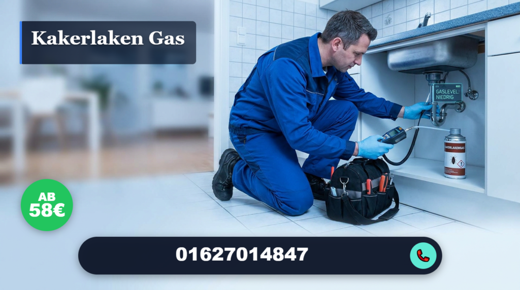 kakerlaken gas