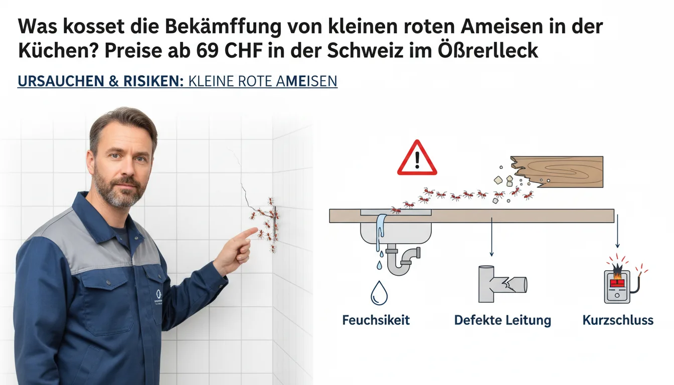 kleine rote ameisen in der küche – Problem