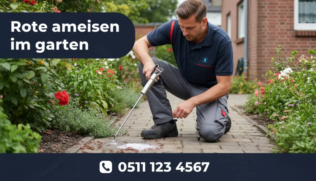 rote ameisen im garten