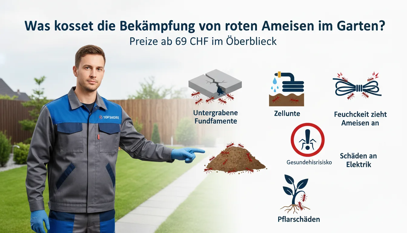 rote ameisen im garten – Problem