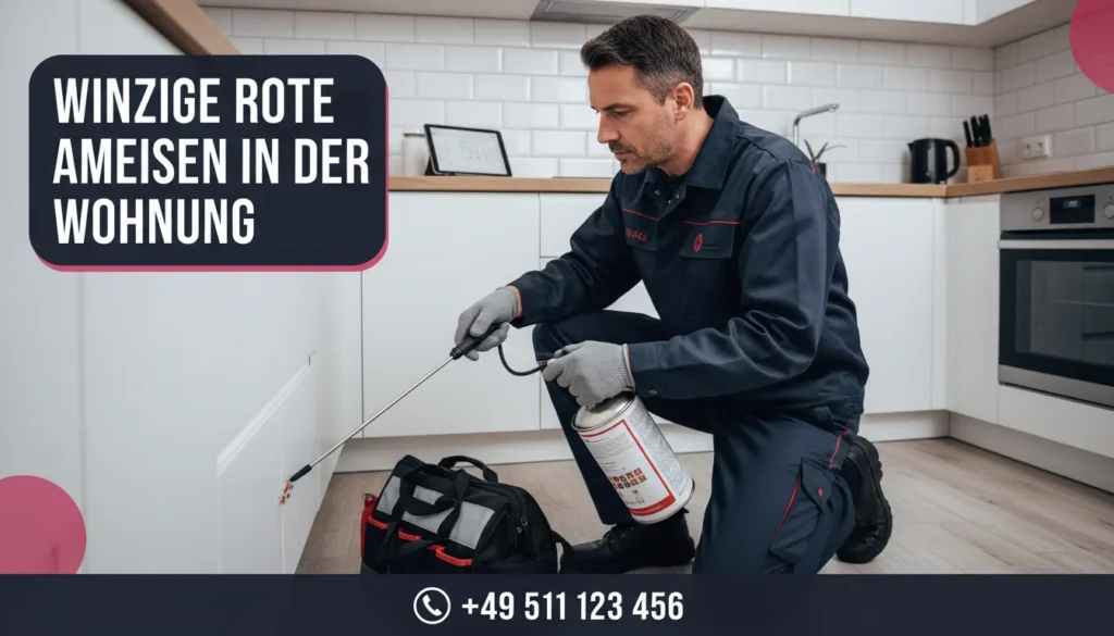 winzige rote ameisen in der wohnung