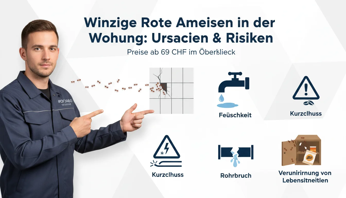 winzige rote ameisen in der wohnung – Problem