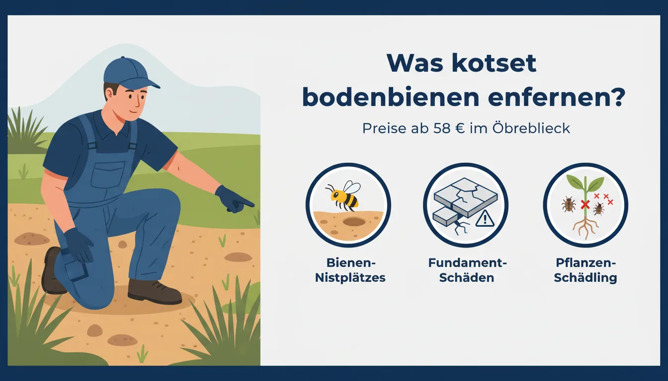bodenbienen entfernen – Problem