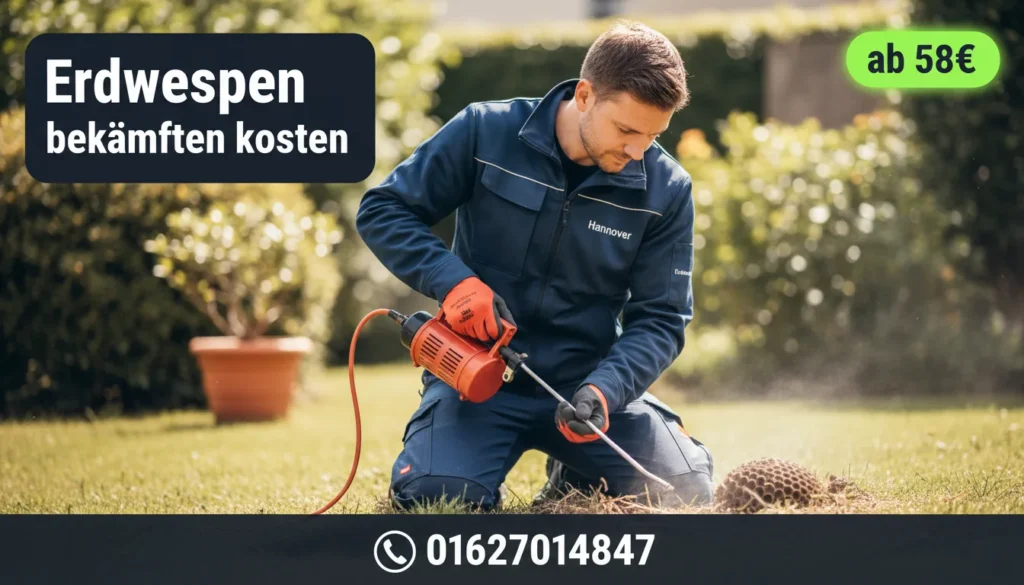 erdwespen bekämpfen kosten