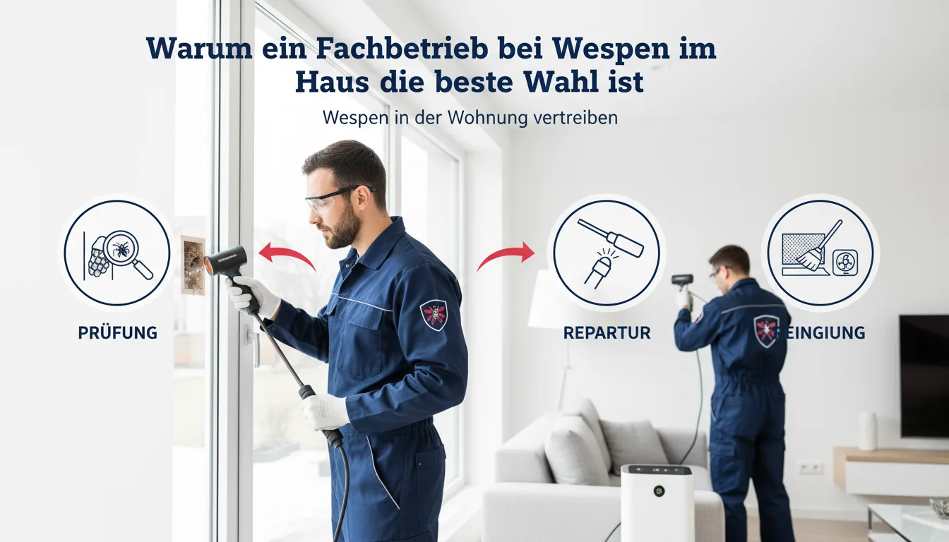 Wespen in der wohnung vertreiben – Lösung