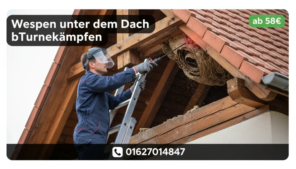 wespen unter dem dach bTurnekämpfen