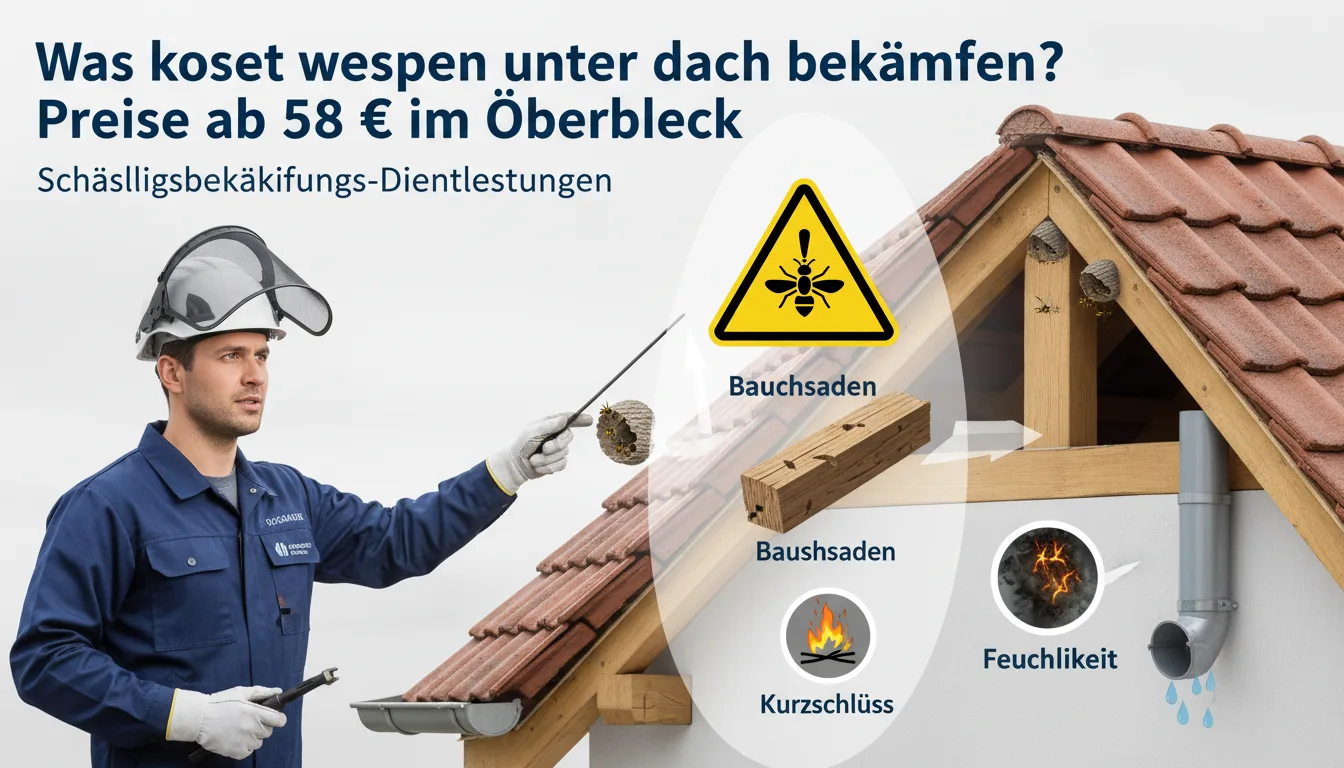 wespen unter dem dach bTurnekämpfen – Problem