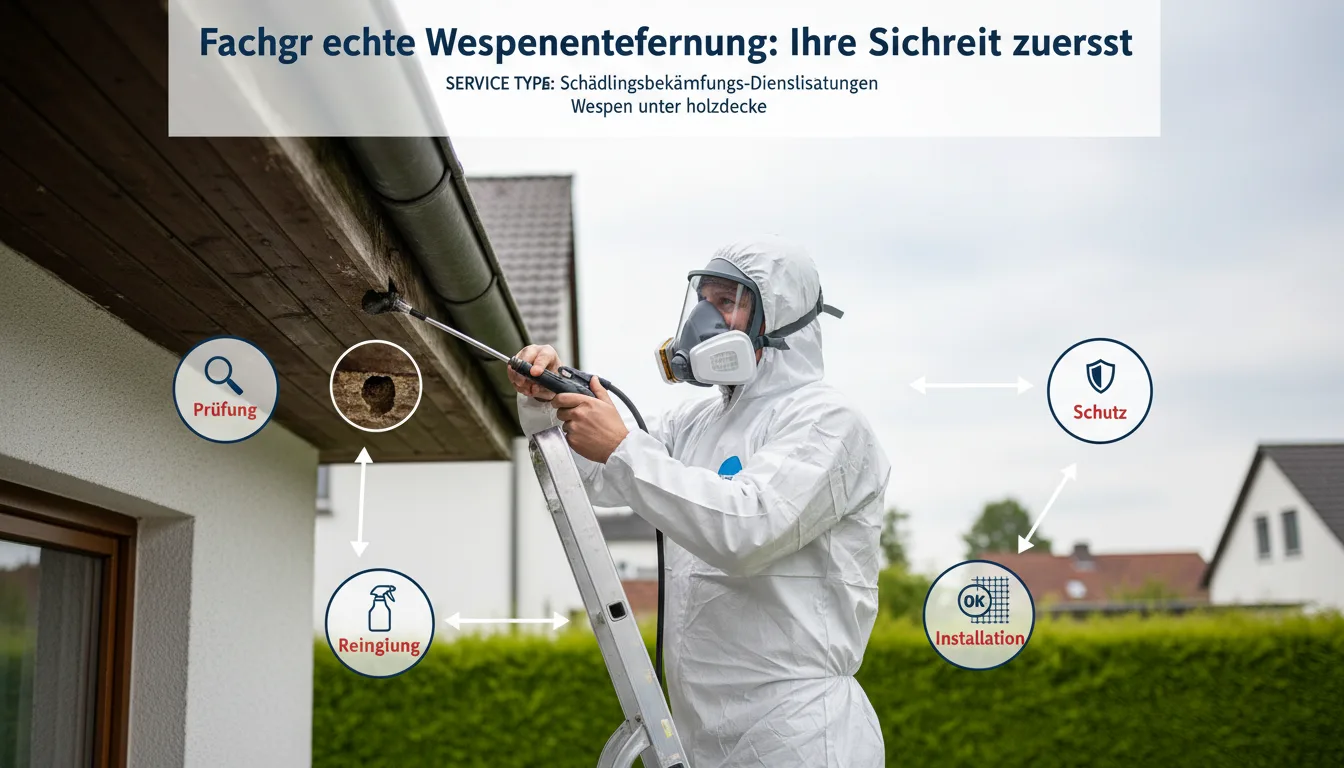 Wespen unter holzdecke – Lösung