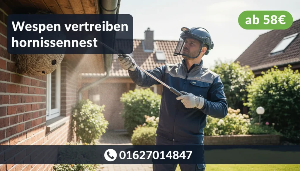 wespen vertreiben hornissennest