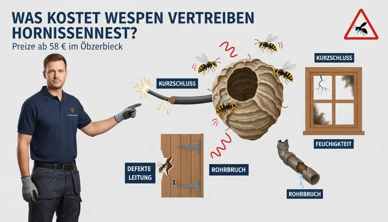 wespen vertreiben hornissennest – Problem