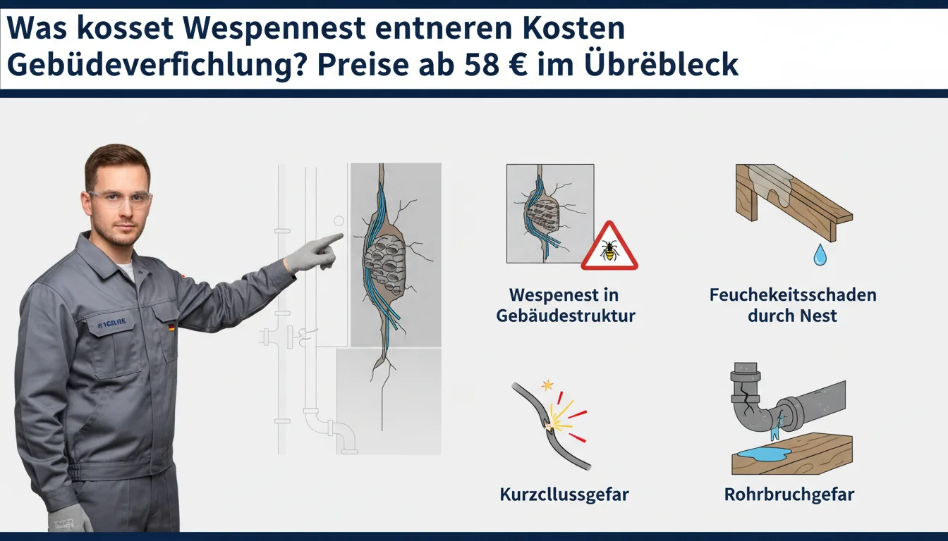 Wespennest entfernen Kosten gebäudeversicherung – Problem