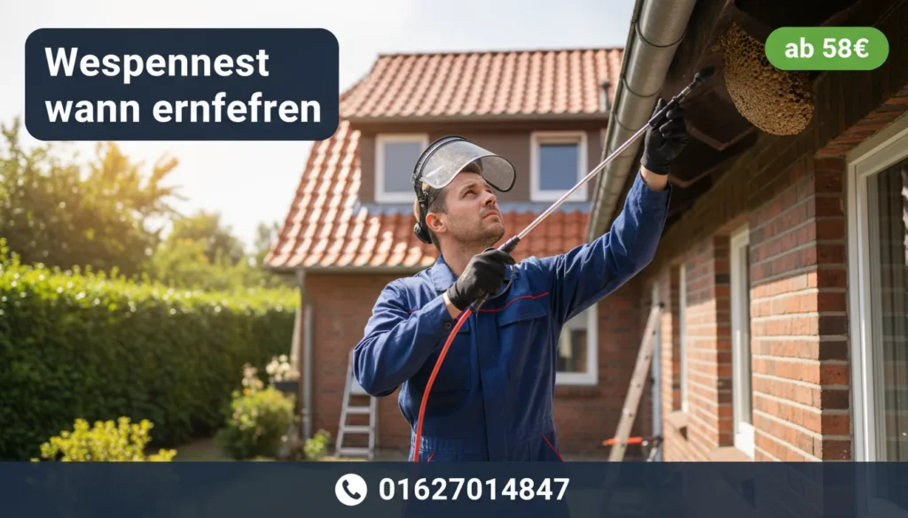 wespennest wann entfernen